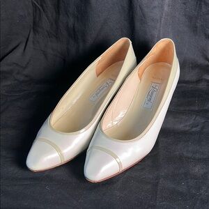 Rangoni Two Toned Ivory Heels